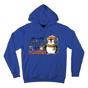 I Want For Christmas Is A Penguin Merry Christmas Gift Hoodie