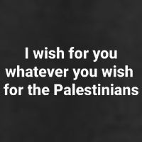 I Wish For You Whatever You Wish For The Palestinians Microfiber Hand Towel