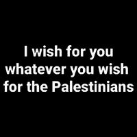 I Wish For You Whatever You Wish For The Palestinians Short Acrylic Beanie