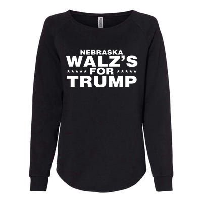 Im WalzS Family Members Wearing Nebraska WalzS For Trump Womens California Wash Sweatshirt