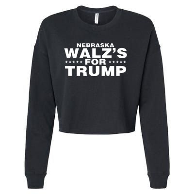 Im WalzS Family Members Wearing Nebraska WalzS For Trump Cropped Pullover Crew