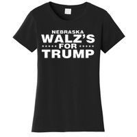 Im WalzS Family Members Wearing Nebraska WalzS For Trump Women's T-Shirt