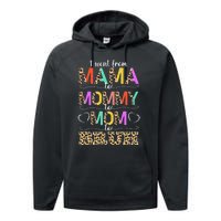 I Went From Mama to Mommy to Mom to Bruh First Mother's Day Performance Fleece Hoodie