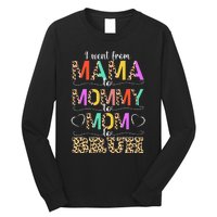 I Went From Mama to Mommy to Mom to Bruh First Mother's Day Long Sleeve Shirt