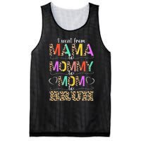 I Went From Mama to Mommy to Mom to Bruh First Mother's Day Mesh Reversible Basketball Jersey Tank