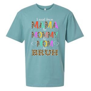 I Went From Mama to Mommy to Mom to Bruh First Mother's Day Sueded Cloud Jersey T-Shirt