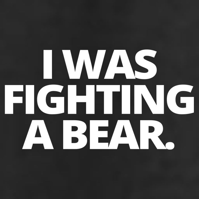 I Wanna Fighting A Bear Funny Injury 11oz C Handle Ceramic Mug