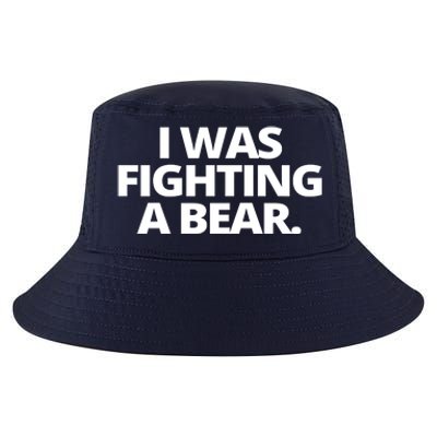 I Wanna Fighting A Bear Funny Injury Cool Comfort Performance Bucket Hat