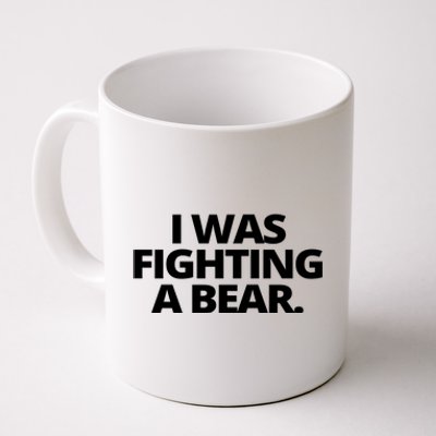 I Wanna Fighting A Bear Funny Injury Coffee Mug