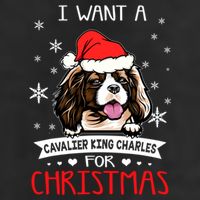 I Want For Christmas Is A Cavalier King Charles Spaniel Gift Cool Comfort Performance Bucket Hat