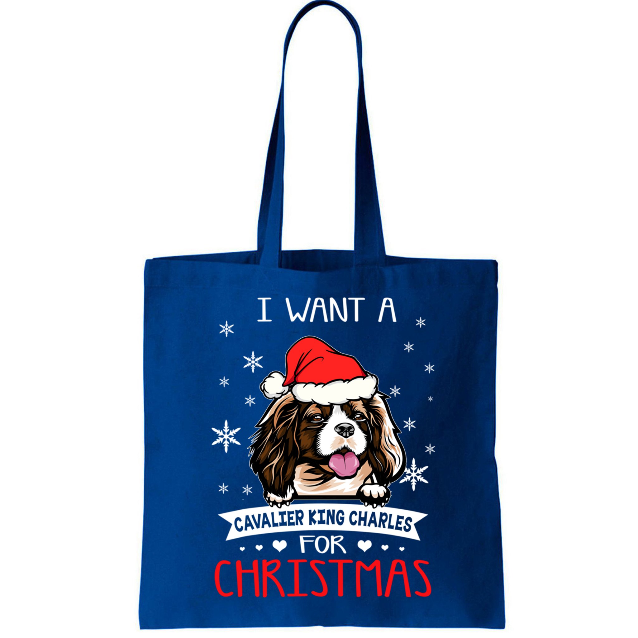 I Want For Christmas Is A Cavalier King Charles Spaniel Gift Bag