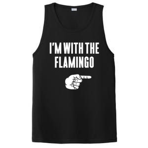 IM With Flamingo Halloween Christmas Funny Gift PosiCharge Competitor Tank