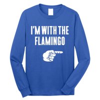 IM With Flamingo Halloween Christmas Funny Gift Long Sleeve Shirt