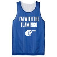 IM With Flamingo Halloween Christmas Funny Gift Mesh Reversible Basketball Jersey Tank