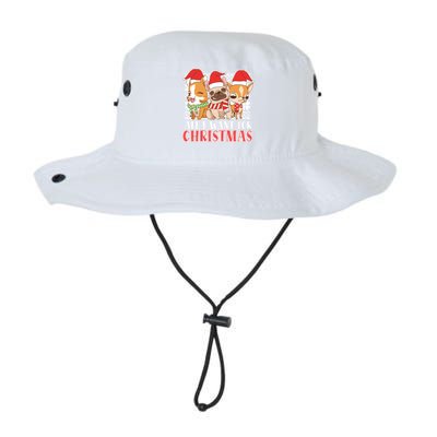 I Want For Christmas Corgi Bulldog Chihuahua Gift Legacy Cool Fit Booney Bucket Hat