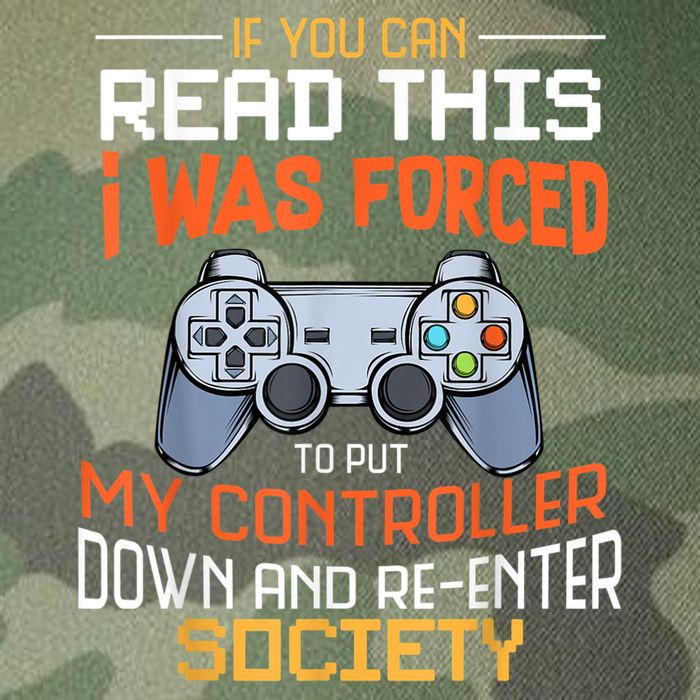 I Was Forced To Put My Controller Down Funny Gaming Legacy Tie Dye Trucker Hat