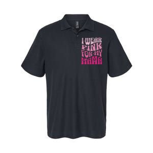 I Wear For My Mama Breast Cancer Awareness Month Softstyle Adult Sport Polo