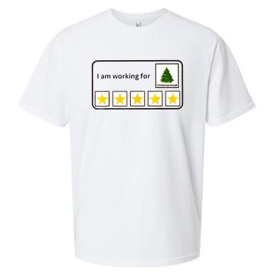 IM Working For Christmas Break 5 Stars Christmas Teacher Sueded Cloud Jersey T-Shirt