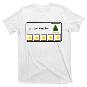 IM Working For Christmas Break 5 Stars Christmas Teacher T-Shirt