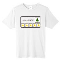 IM Working For Christmas Break 5 Stars Christmas Teacher Tall Fusion ChromaSoft Performance T-Shirt