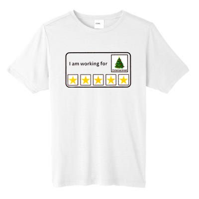 IM Working For Christmas Break 5 Stars Christmas Teacher Tall Fusion ChromaSoft Performance T-Shirt