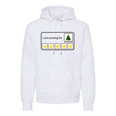 IM Working For Christmas Break 5 Stars Christmas Teacher Premium Hoodie