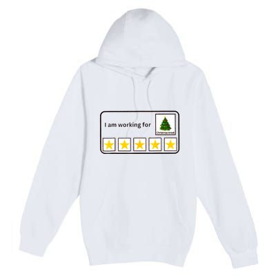 IM Working For Christmas Break 5 Stars Christmas Teacher Premium Pullover Hoodie