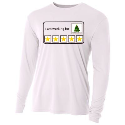 IM Working For Christmas Break 5 Stars Christmas Teacher Cooling Performance Long Sleeve Crew