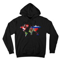 International World Flags  Flags World Map Hoodie