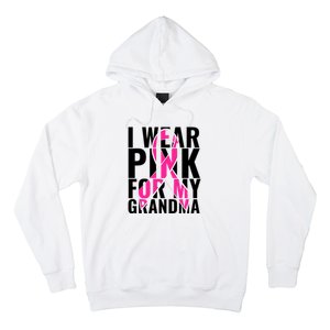 I Wear For My Grandma Breast Cancer Awareness 2024 Hoodie