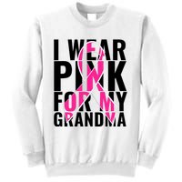 I Wear For My Grandma Breast Cancer Awareness 2024 Sweatshirt