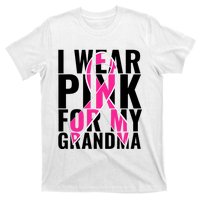 I Wear For My Grandma Breast Cancer Awareness 2024 T-Shirt