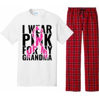 I Wear For My Grandma Breast Cancer Awareness 2024 Pajama Set