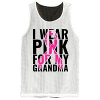 I Wear For My Grandma Breast Cancer Awareness 2024 Mesh Reversible Basketball Jersey Tank