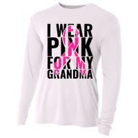 I Wear For My Grandma Breast Cancer Awareness 2024 Cooling Performance Long Sleeve Crew