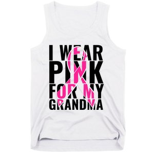 I Wear For My Grandma Breast Cancer Awareness 2024 Tank Top