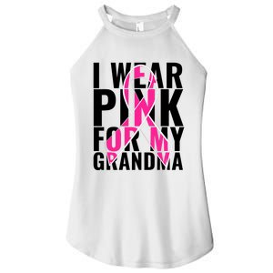 I Wear For My Grandma Breast Cancer Awareness 2024 Women's Perfect Tri Rocker Tank