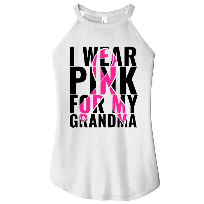 I Wear For My Grandma Breast Cancer Awareness 2024 Women's Perfect Tri Rocker Tank