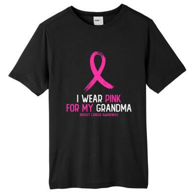 I Wear For My Grandma Breast Cancer Awareness Tall Fusion ChromaSoft Performance T-Shirt