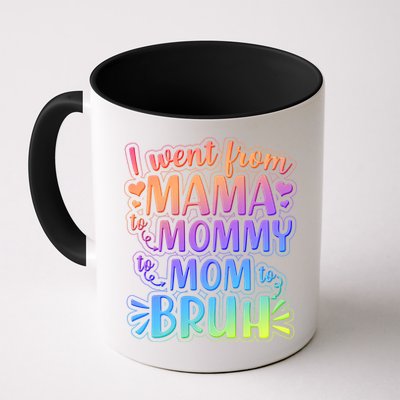 I Went From Mama Mommy Mom To BRUH Mug