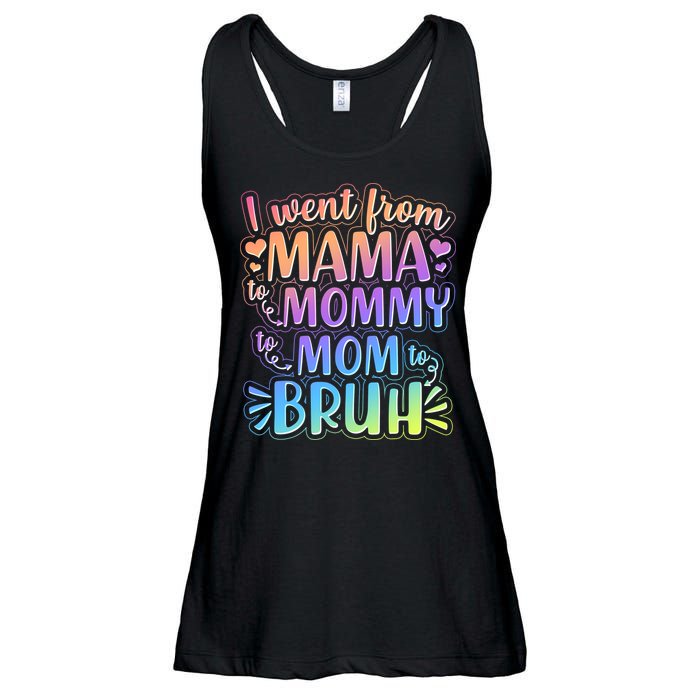 I Went From Mama Mommy Mom To BRUH Ladies Essential Flowy Tank