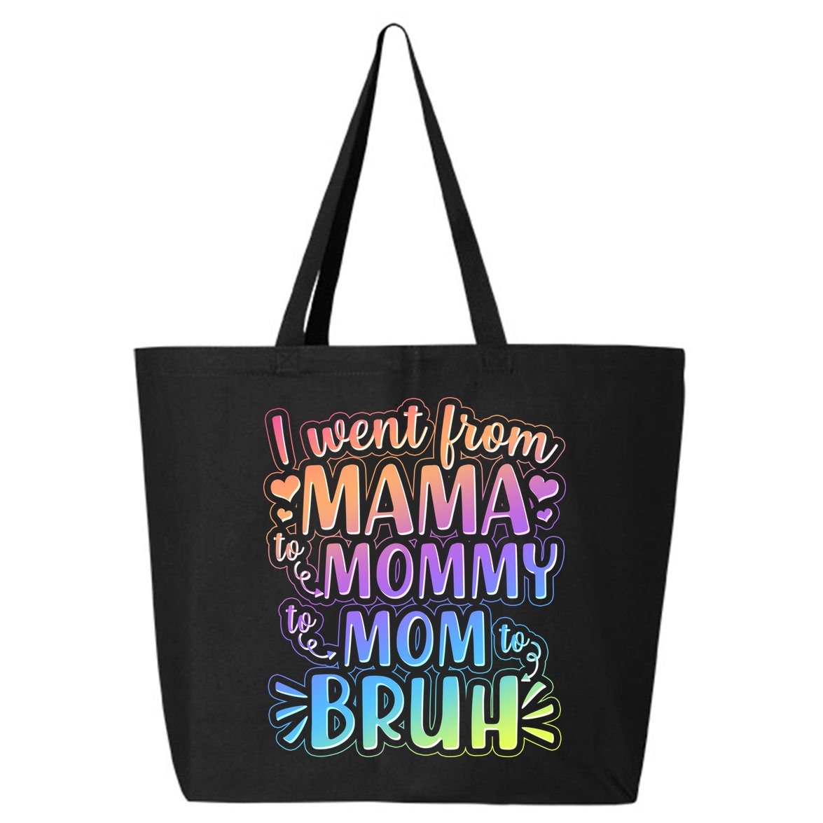 I Went From Mama Mommy Mom To BRUH 25L Jumbo Tote