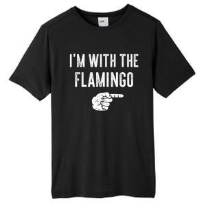 IM With Flamingo Halloween Christmas Funny Gift Tall Fusion ChromaSoft Performance T-Shirt