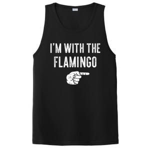 IM With Flamingo Halloween Christmas Funny Gift PosiCharge Competitor Tank