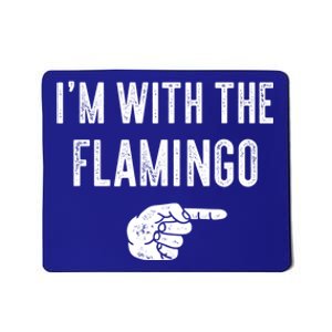 IM With Flamingo Halloween Christmas Funny Gift Mousepad