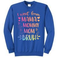 I Went From Mama To Mommy To Mom To Bruh Sweatshirt