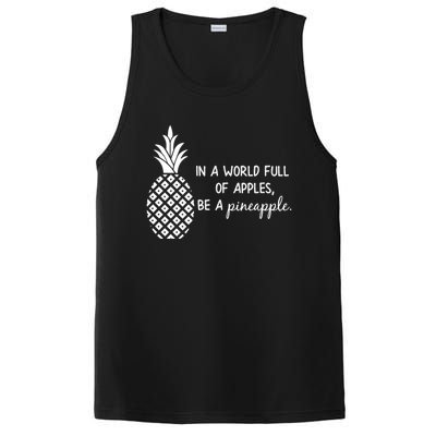 In World Full Of Apples Be Pineapple Motivational Gift PosiCharge Competitor Tank