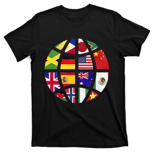 International World Flags Traveler Travelling World Flags T-Shirt