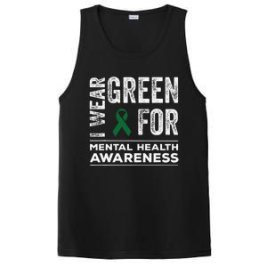 I Wear Green For Mental Health Awareness Month PosiCharge Competitor Tank