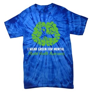 I Wear Green Tal Health Awareness Ribbon Month Meaningful Gift Tie-Dye T-Shirt